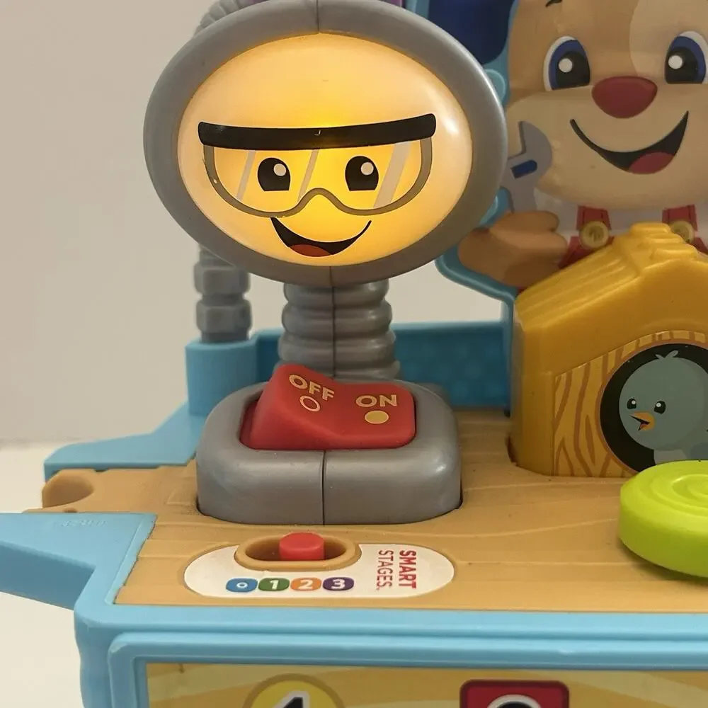 Fisher Price Laugh And Learn Busy Learning Tool Bench Toy Interactive Incomplete